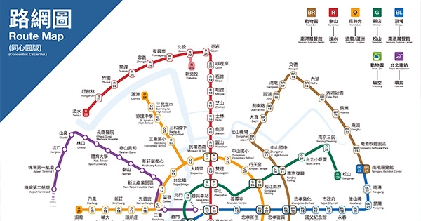 超神网友「自制捷运路线图」,满分的设计让大家都