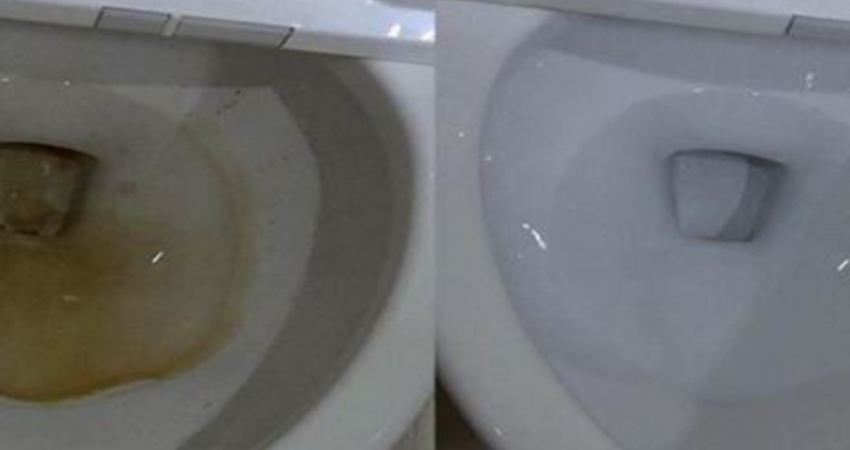 超实用!教你一招技巧,发黄发臭的马桶,瞬间乾净无味!