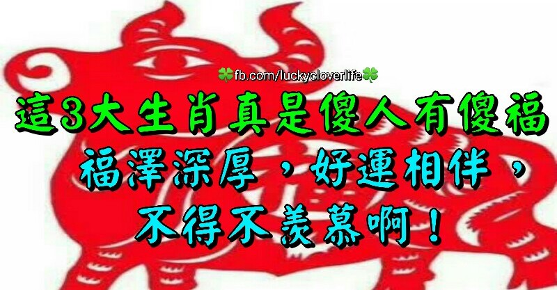 这3大生肖真是傻人有傻福,福泽深厚,好运相伴,不得不羡慕啊!