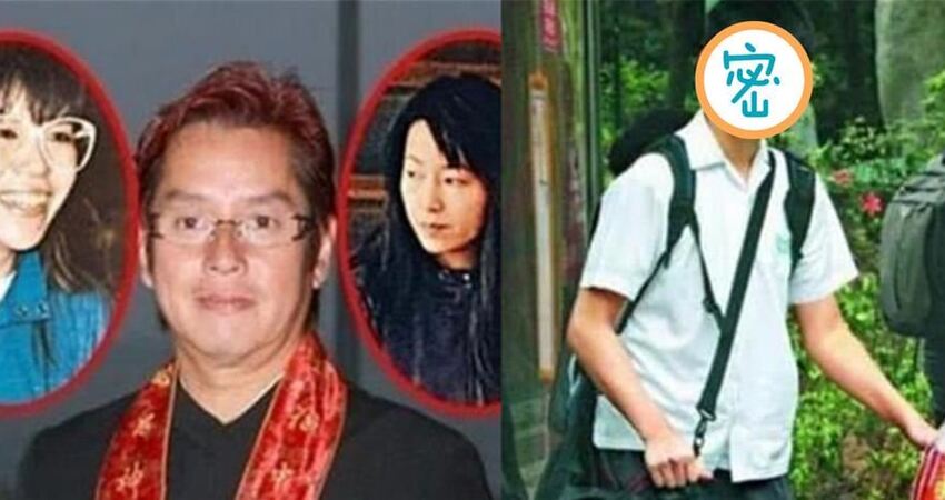 68岁谭咏麟全家照曝光,两个老婆同夫不同命,唯一儿子原来长成这样!