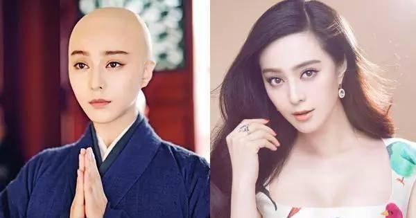 原来电视中的女星「光头」造型,全是这样弄出来的,身为观众深深的被骗