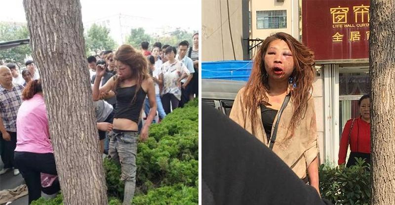 网友惊见这个小三被原配打到一秒变猪头 ,肉搜后才发现没被打之前根本