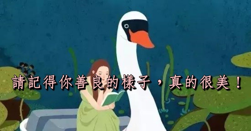 请记得你善良的样子,真的很美!